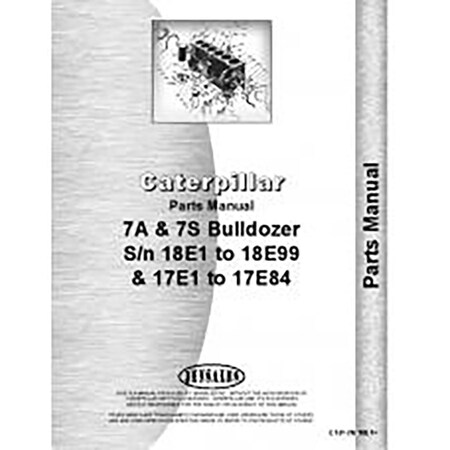 Fits Caterpillar 7A Attachment Parts Manual (New) (for D7)